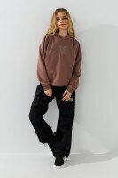 Худи с принтом унисекс Lizi 277 146 см Кофейный  Фото №2