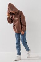 Худи с принтом унисекс Lizi 277 146 см Кофейный  Фото №11