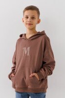 Худи с принтом унисекс Lizi 277 146 см Кофейный  Фото №8