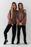 Худи с принтом унисекс Lizi 277 146 см Кофейный  Фото №0