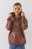 Худи с принтом унисекс Lizi 277 146 см Кофейный  Фото №10