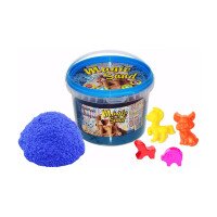 Кинетический песок Strateg Magic Sand в ведре 500 г 371-2 Голубой