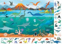 Книга &quot;Книга-картонка &quot;Великий віммельбух. Динозаври&quot; 9943 (9789669879943)  Фото №1