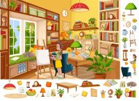 Книга &quot;Книга-картонка &quot;Великий виммельбух. Мій будинок&quot; (укр.) 8232 (9789669368232)  Фото №1