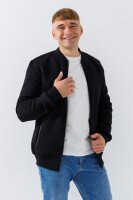 Кофта бомбер чоловіча Stendo 231554 L Чорний  Фото №1
