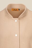 Кофта-бомбер однотонна жіноча LAWA WBC02376 M Бежевий  Фото №6