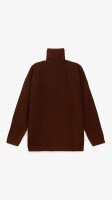 Купить Кофта однотонная мужская GENUA G01209-0002 S Коричневый Артикул: 2000999471896 Миниатюра фотографии № 10