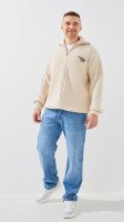 Купити Кофта однотонна чоловіча GENUA G01209-0002 XL Молочний Артикул: 2000999471971 Фото мініатюра № 4