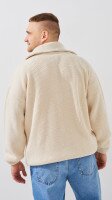 Купити Кофта однотонна чоловіча GENUA G01209-0002 XL Молочний Артикул: 2000999471971 Фото мініатюра № 5