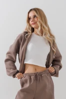 Кофта однотонная для девочки Benini 241148 146 см Кофейный (2000990715272W)  Фото №0