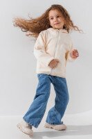 Кофта однотонная для девочки Lizi 24862 92 см Молочный  Фото №0