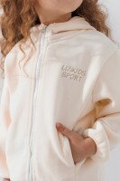 Кофта однотонная для девочки Lizi 24862 92 см Молочный  Фото №1