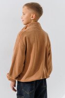 Кофта однотонна для хлопчика Lizi 24866 116 см Бежевий  Фото №2