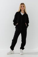 Кофта однотонна для хлопчика Lizi 24870 146 см Чорний  Фото №0