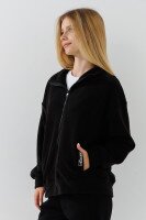 Кофта однотонна для хлопчика Lizi 24870 146 см Чорний  Фото №1