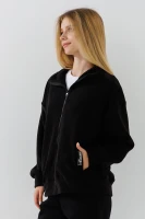 Кофта однотонна для хлопчика Lizi 24870 152 см Чорний  Фото №1