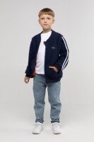 Кофта однотонная для мальчика Lizi 901 104 см Темно-синий (2000989834793W)  Фото №3