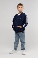 Кофта однотонная для мальчика Lizi 901 104 см Темно-синий (2000989834793W)  Фото №4