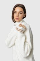 Кофта однотонная женская 2319 One Size Белый (200098999941477W)  Фото №1