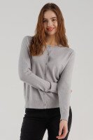 Кофта однотонная женская Accordream M2854 One Size Серый (2000990325860D)  Фото №0