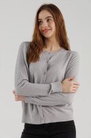 Кофта однотонная женская Accordream M2854 One Size Серый (2000990325860D)  Фото №2