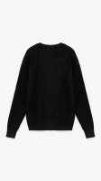 Кофта однотонная женская On me T23163 One Size Черный  Фото №2