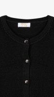 Кофта однотонна жіноча On me T23163 One Size Чорний  Фото №0