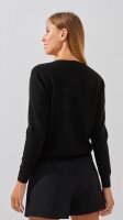 Кофта однотонна жіноча On me T23163 One Size Чорний  Фото №2