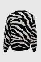 Кофта с узором для девочки Lizi 3268 146 см Черно-белый (2000990616029W)  Фото №6