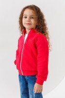 Кофта с принтом для девочки Baby Show 14361 110 см Малиновый  Фото №1