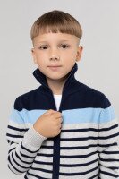 Кофта з візерунком для хлопчика Lizi 3227 92 см Сіро-блакитний (2000989982975D)  Фото №2