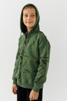Кофта с узором для мальчика Waxmen 7235 128 см Хаки  Фото №2