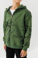 Кофта с узором для мальчика Waxmen 7235 128 см Хаки  Фото №1