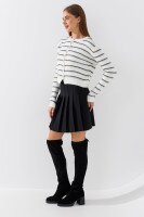 Кофта с узором женская 4627 One Size Бело-черный  Фото №2