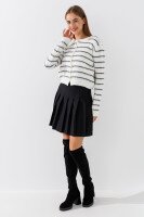 Кофта с узором женская 4627 One Size Бело-черный  Фото №0