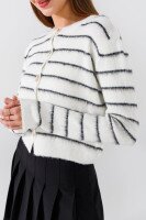 Кофта с узором женская 4627 One Size Бело-черный  Фото №1