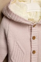 Комбинезон Unisex вязка дитячий Mini Papi 21006 Пудровий (2000990101198D)  Фото №0