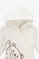 Комбинезон утепленный детский Baby Life 2205 74 см Молочный  Фото №0