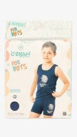 Купить Комплект белья майка+трусы для мальчика OZKAN 32078 9-10 лет Синий Артикул: 2000999341021 Миниатюра фотографии № 8