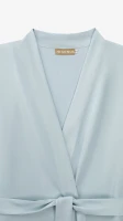 Купити Комплект халат+нічна сорочка жіночий 49156-8 2XL Блакитний Артикул: 2000999476198 Фото мініатюра № 15