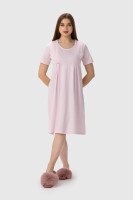 Комплект для кормящих женский халат+рубашка Nicoletta 7398 S Розовый (2000990160553А)  Фото №0