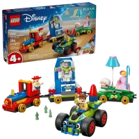Купити Конструктор LEGO Святкування з Історії Іграшок: потяг і авто для перегонів 43264 206 ел. Різнокольоровий Артикул: 5702017814520 Фото мініатюра № 2