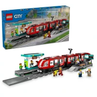 Купить Конструктор LEGO Трамвай и вокзал в центре города 60423 811 эл. Разноцветный Артикул: 5702017589190 Миниатюра фотографии № 2