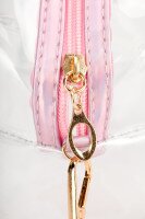 Купить Косметичка женская B058-1 Розово-прозрачный Артикул: 2000990971326 Миниатюра фотографии № 3