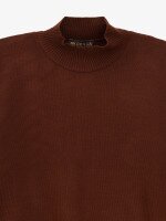 Купить Костюм джемпер+юбка однотонный женский GENUA G01111-0002 S/M Коричневый Артикул: 2000999550300 Миниатюра фотографии № 9