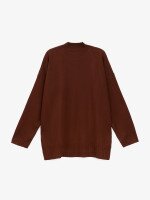 Купить Костюм джемпер+юбка однотонный женский GENUA G01111-0002 S/M Коричневый Артикул: 2000999550300 Миниатюра фотографии № 11
