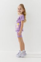 Костюм футболка+шорти для дівчинки Baby Show 16490 92 см Бузковий  Фото №2