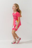 Костюм футболка+шорти для дівчинки Baby Show 16490 92 см Рожевий  Фото №2