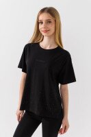 Костюм футболка+шорты для девочки Benini 251044 146 см Черный  Фото №1