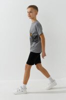 Костюм футболка+шорты для мальчика Happy Kids 018 128 см Серый  Фото №2